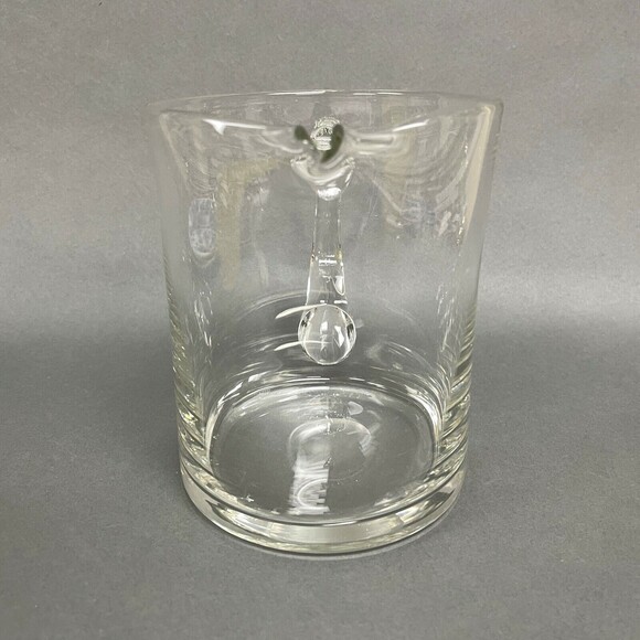 Clear Glass Pitcher 6 1/4" High Made in Poland - Picture 4 of 8